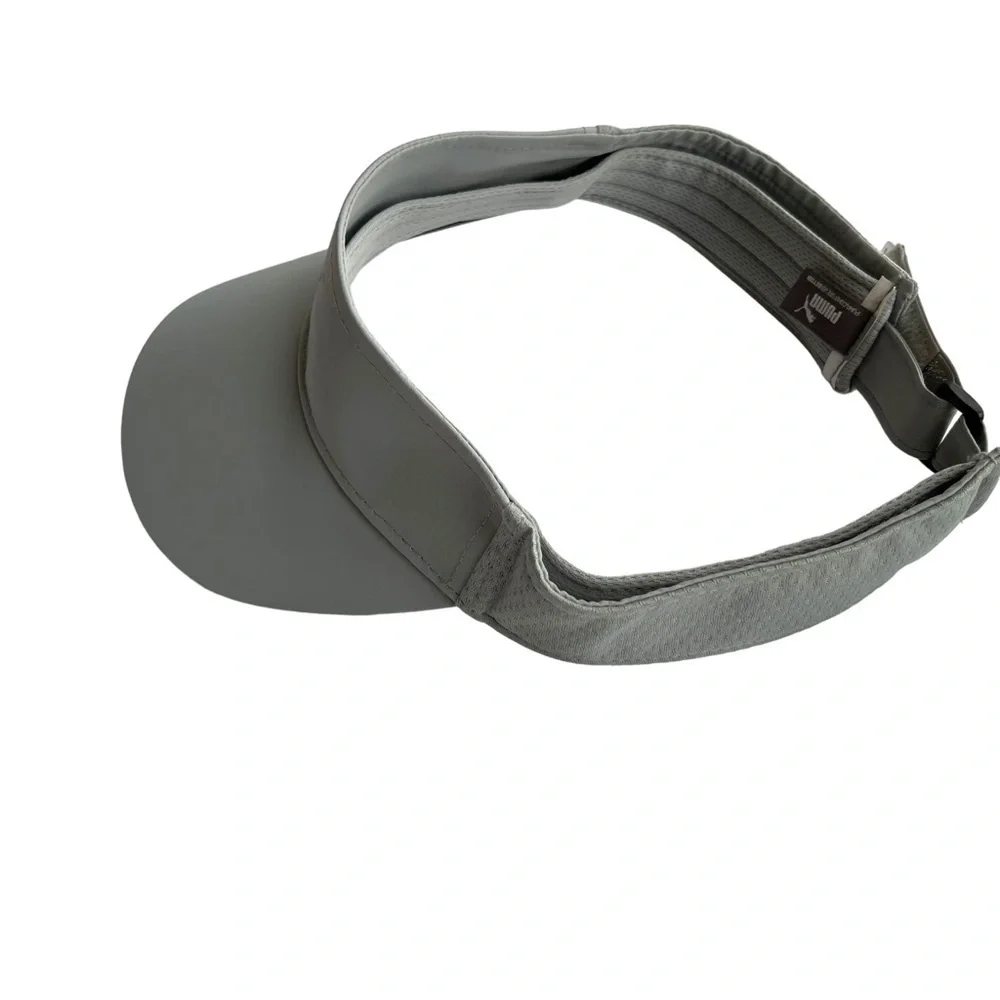 Puma visor adjustable grey black logo sports summer - Picture 4 of 10